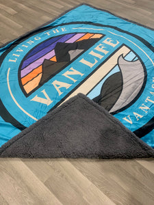 Van Life Vantasy - Sherpa Fleece Blanket