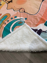 Load image into Gallery viewer, The Ocean Calls Us - Sherpa Fleece Blanket

