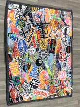 Load image into Gallery viewer, Retro Sticker - Sherpa Fleece Blanket
