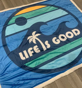 Life Is Good - Sherpa Fleece Blanket