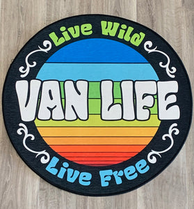 Vanlife - Live Wild, Live Free