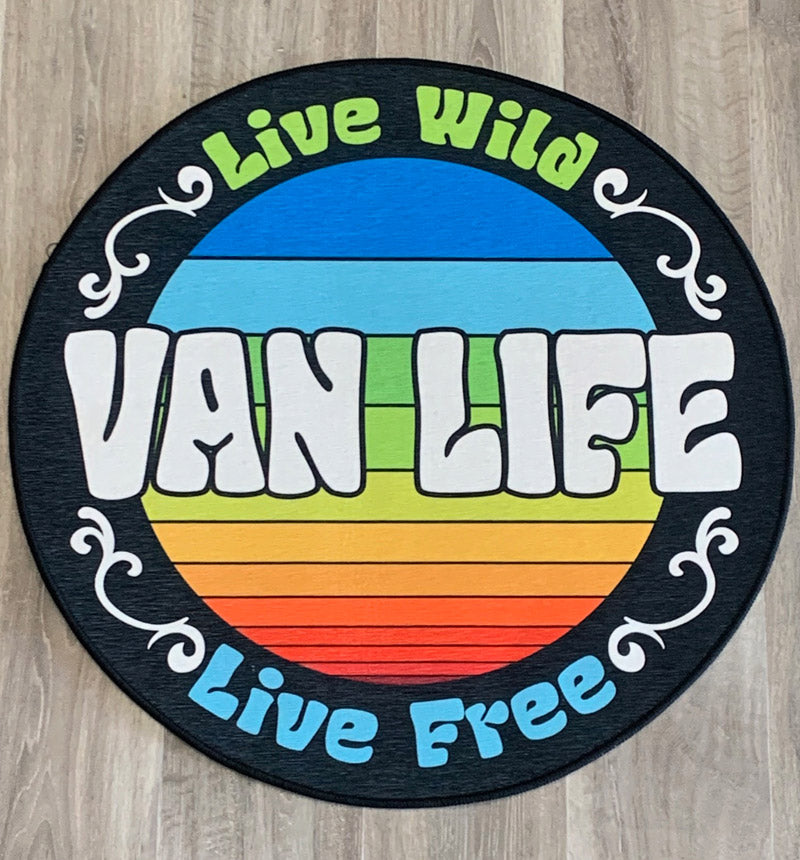 Vanlife - Live Wild, Live Free