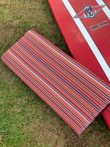 Cranberry Stripe Garden Mat